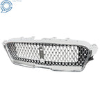 Front Bumper Upper Grille for Lincoln MKZ (2017–2019) Nickelplated