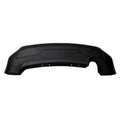 Replacement Black Textured Rear Lower Bumper Cover w/o Tow Hook w/o Tow Bracket