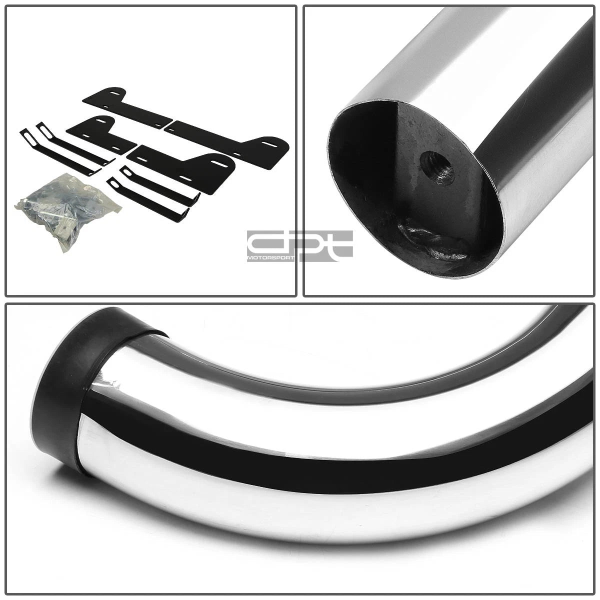 3"OD Step Nerf Bar Running Board for Dodge Ram 1500 2500 3500 (2002–2009)