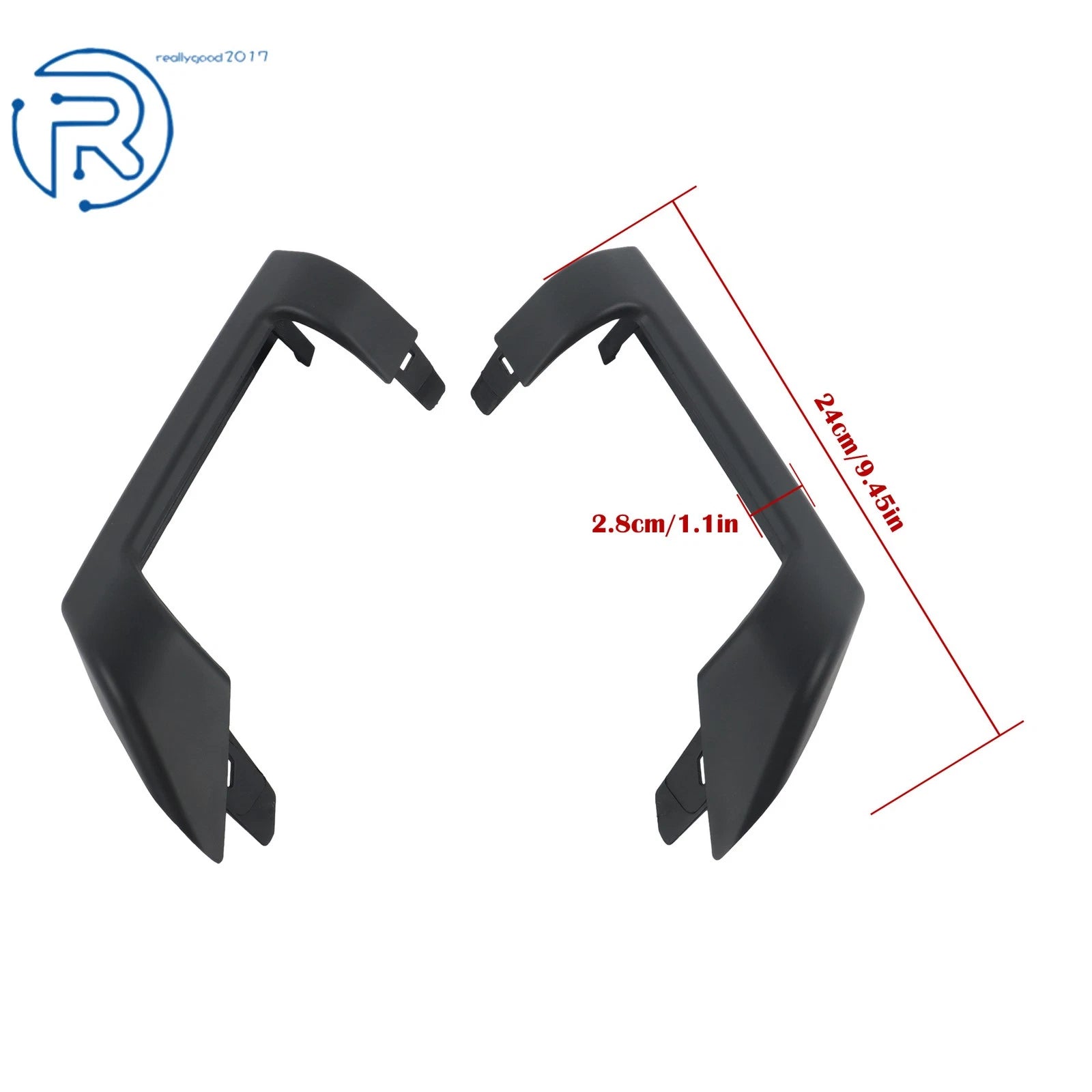 Front Side Bumper Cover Lower Accent Trim Pair for Nissan Rogue SL/Platinum (2024)