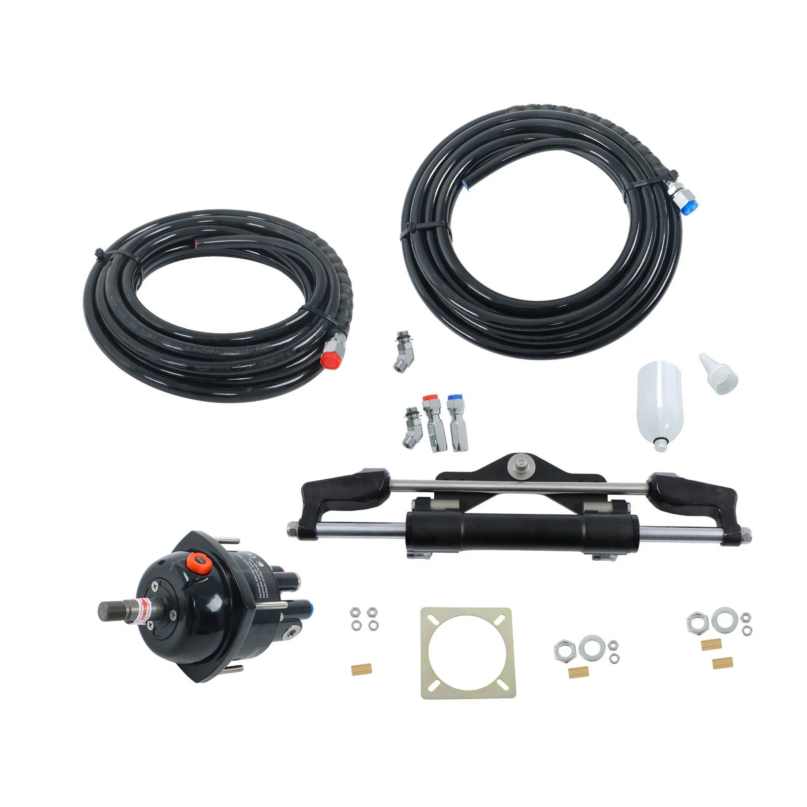 Hydraulic Steering Kit for Single Outboard Engine (Up to 350HP)