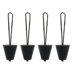 Set of 4 Kayak Scupper Plugs for Universal Fit (3/4" to 1.5")
