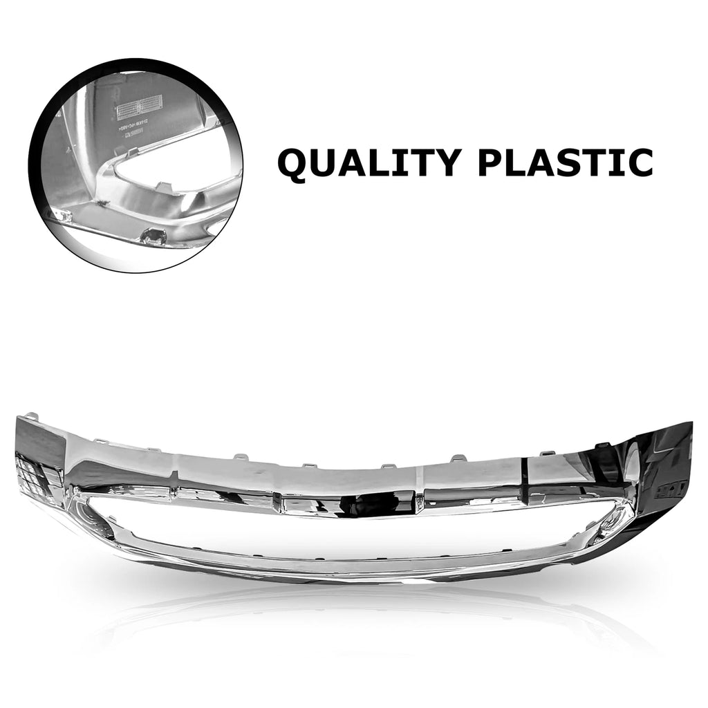 Front Lower Chrome Bumper Trim for Mercedes-Benz GLE (2016–2018)