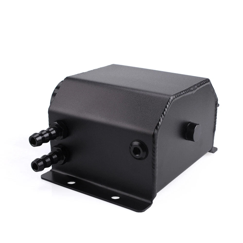 Aluminum Radiator Coolant Overflow Bottle Tank + Cap for