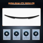 Glossy Black Wing Spoiler for Audi A4 B8 (2009-2012)