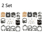 Set of 2 Carburetor Diaphragm Gasket Kit for Walbro WA WT Series K10-WAT