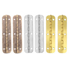6X Ellipse Cabinet Door Hinges for Jewelry Chest Wine Box