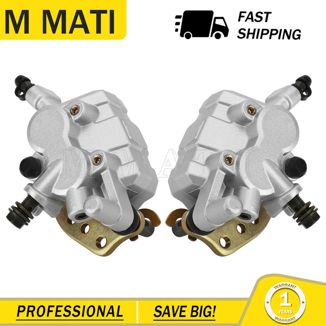 Front Brake Calipers Pads for Suzuki Quadmaster 500 LTA500 (2000–2006)