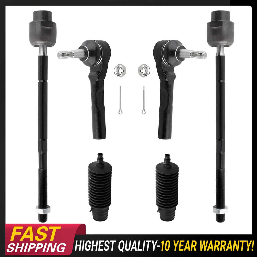 Front Tie Rod End Boot Kit for Saturn Aura (2007–2009)