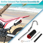 Muffler Exhaust Pipe System Kit for Honda CRF50 XR50 110cc 125cc (2004–2023)