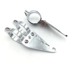 Chrome 39mm Turn Signal Clamps Headlight Mount Bracket for Honda CBR