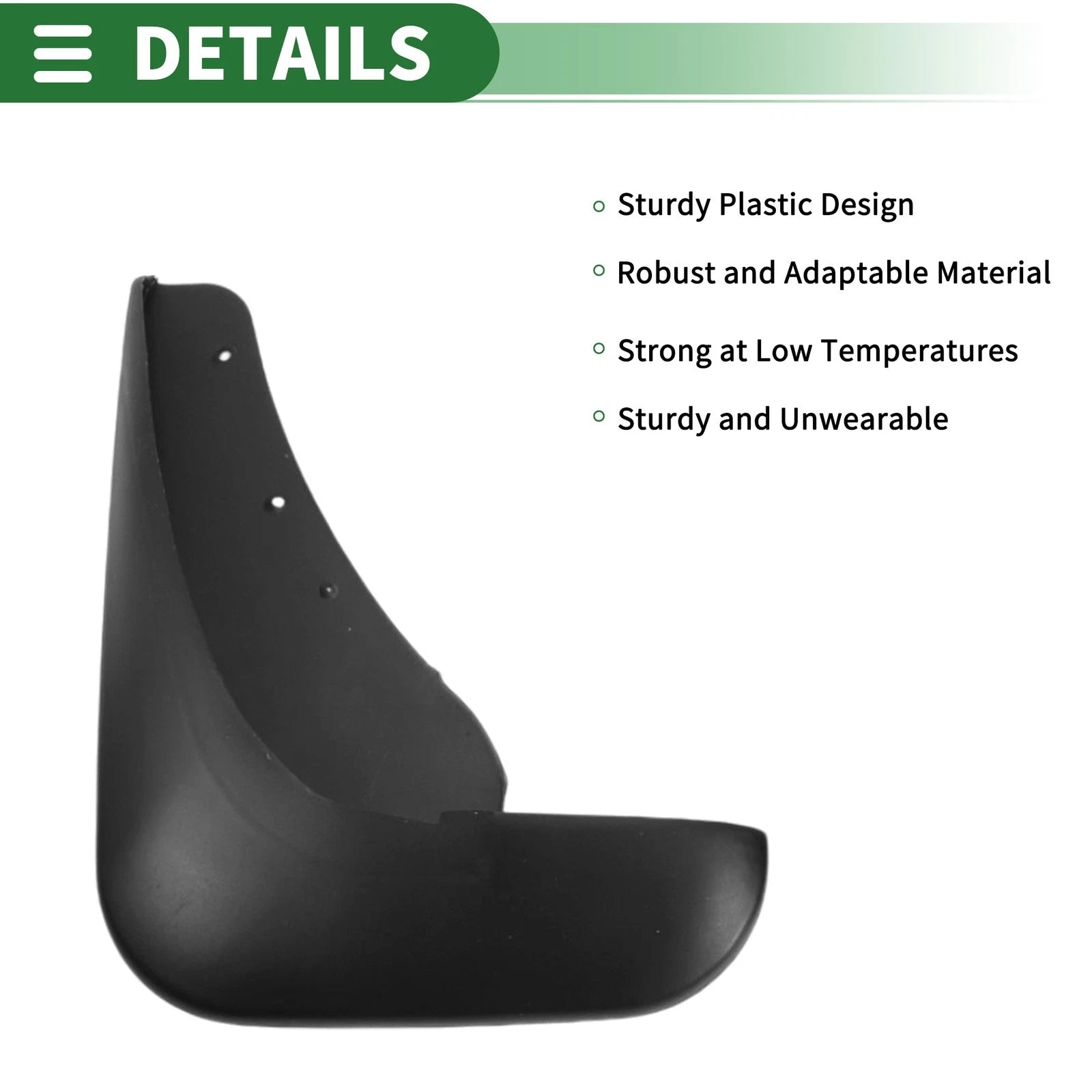 Mud Flaps Splash Guards for Ford Focus Hatchback (2009–2011) W/ Mounts