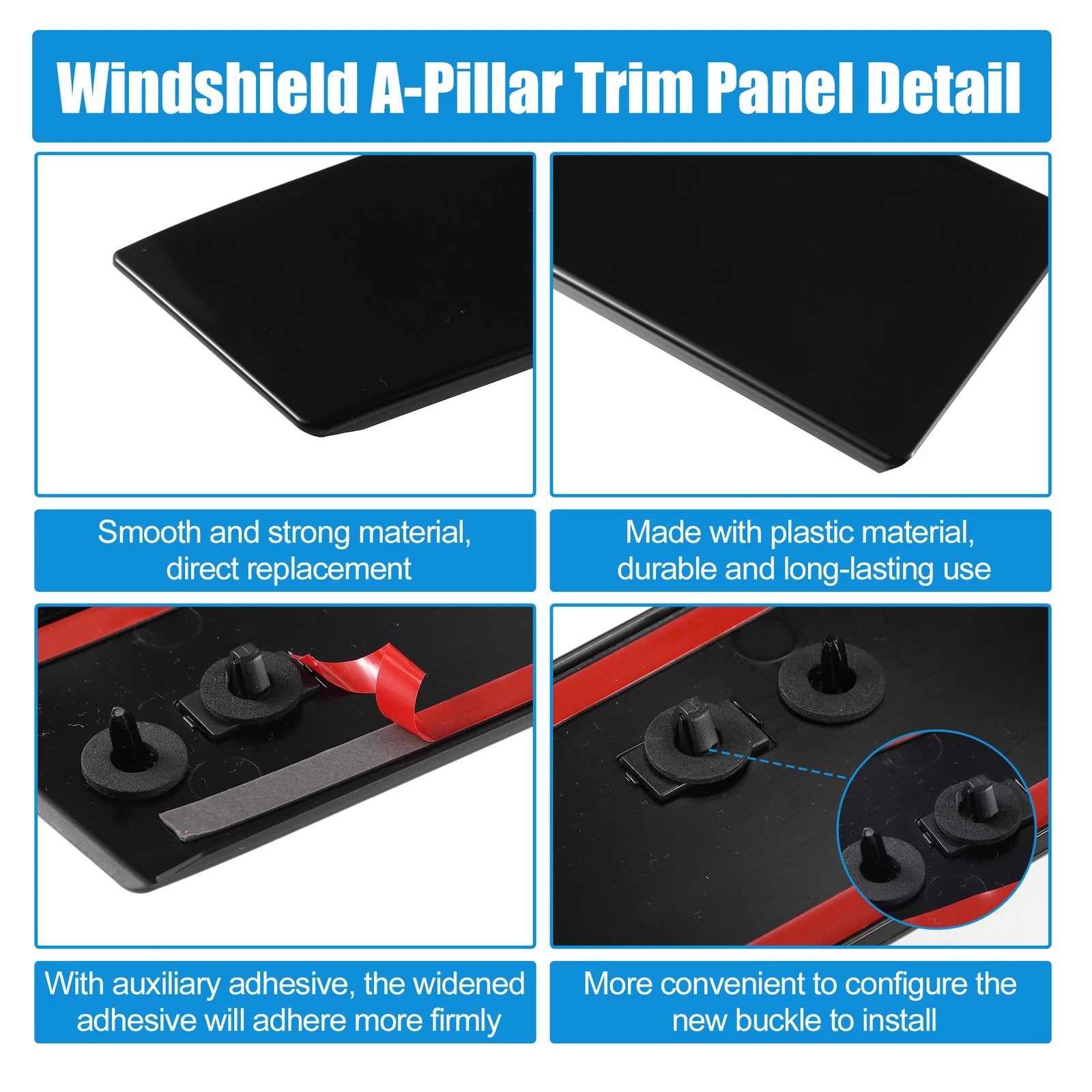 Windshield B Pillar Trim Set for Ford Explorer (2011) BB5Z-7820555-BB