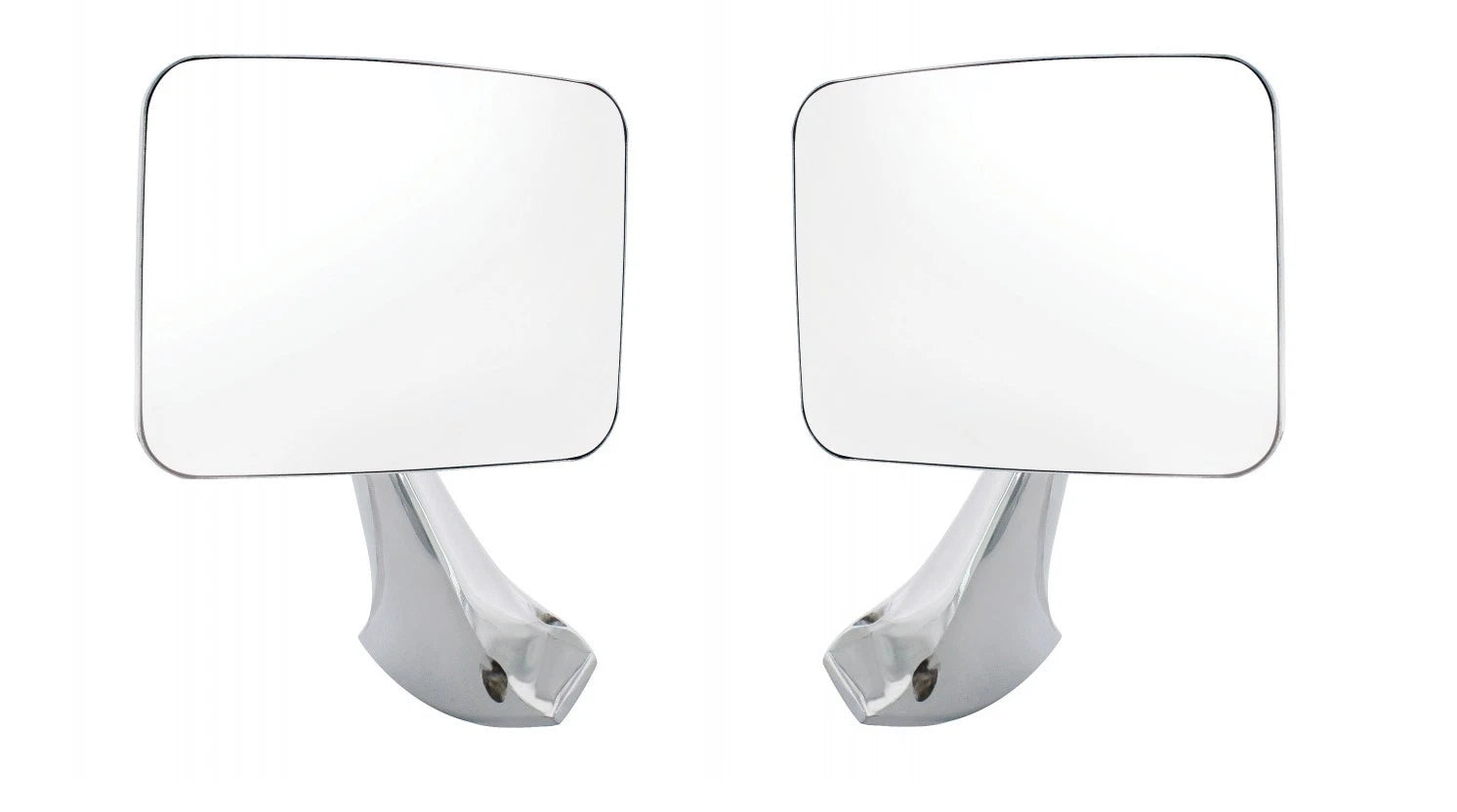 Outside Rearview Door Mirrors Chrome Pair for 1970–1972 Chevy Truck