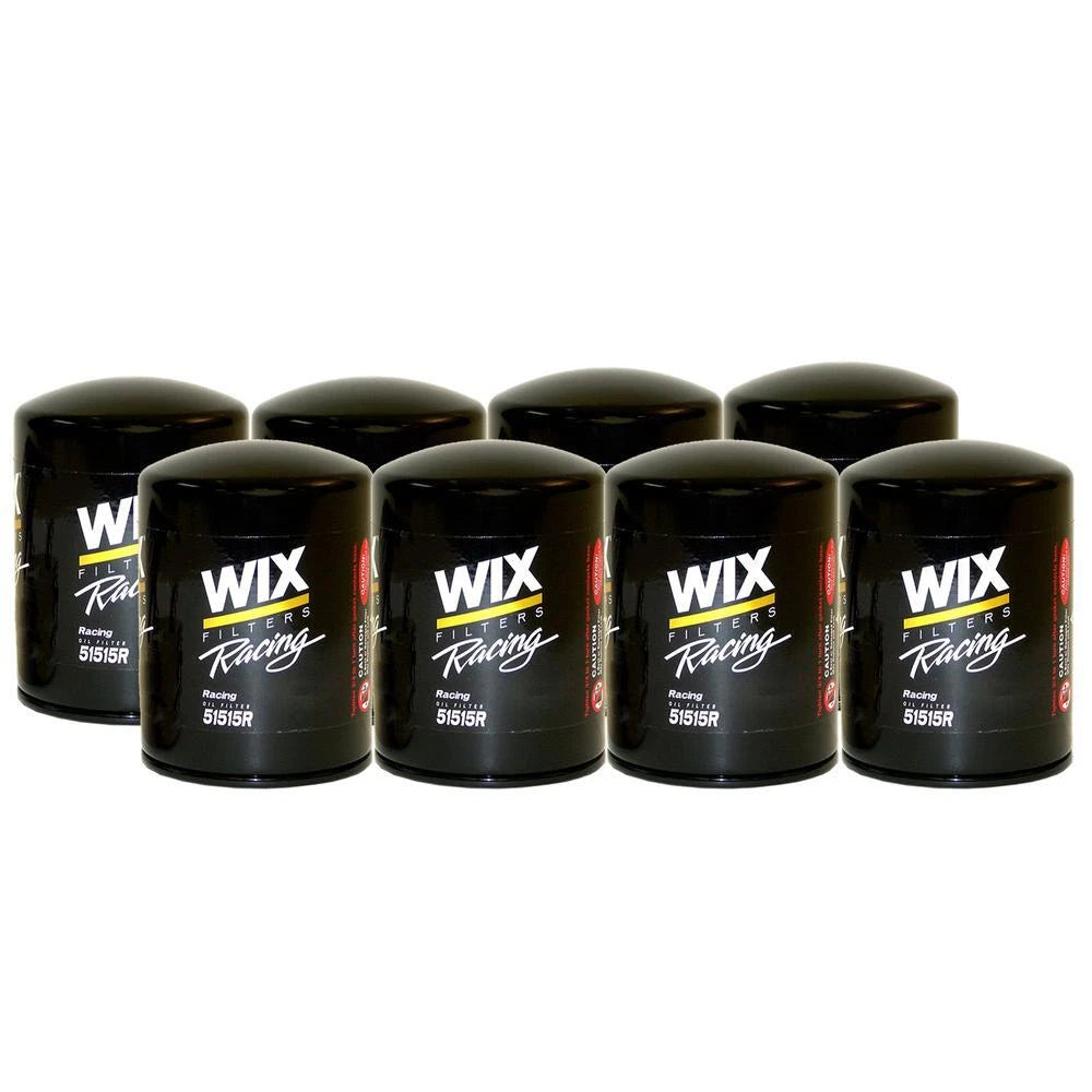Set of 8 Wix 51515R Engine Oil Filters for