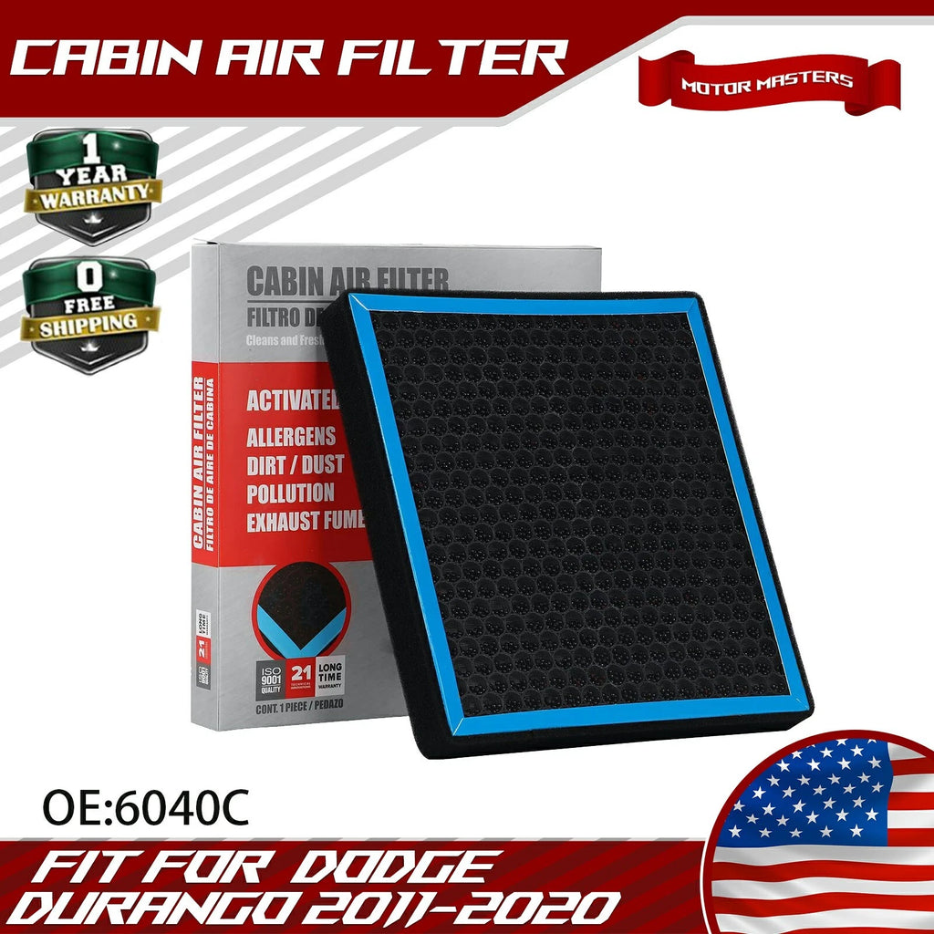 HEPA Cabin Air Filter for Dodge Durango (2011–2020) 6040C