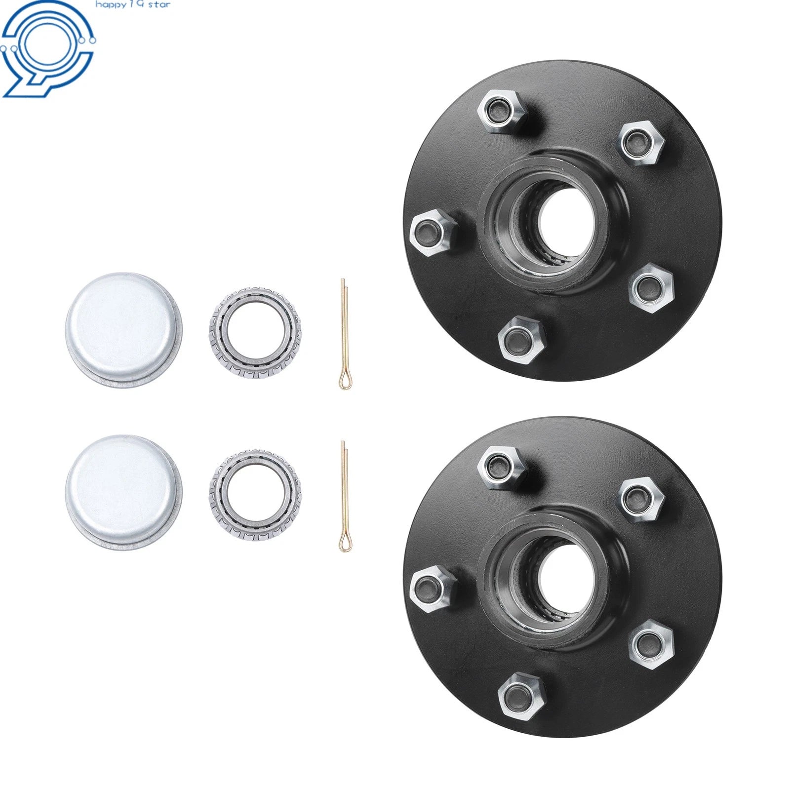 Trailer Bearing Kit for 5 Bolt Hubs (4-1/2 Inch Circle)