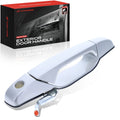 Front Left Door Handle with Keyhole for Chevy GMC (Silver Birch)
