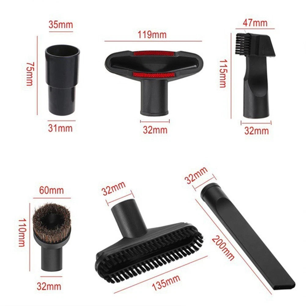 6-in-1 Vacuum Brush Nozzle Adapter for Household Use