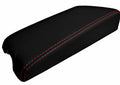 Carbon Fiber Console Lid Cover for Infiniti G35 Coupe (2002–2007) Red Stitch