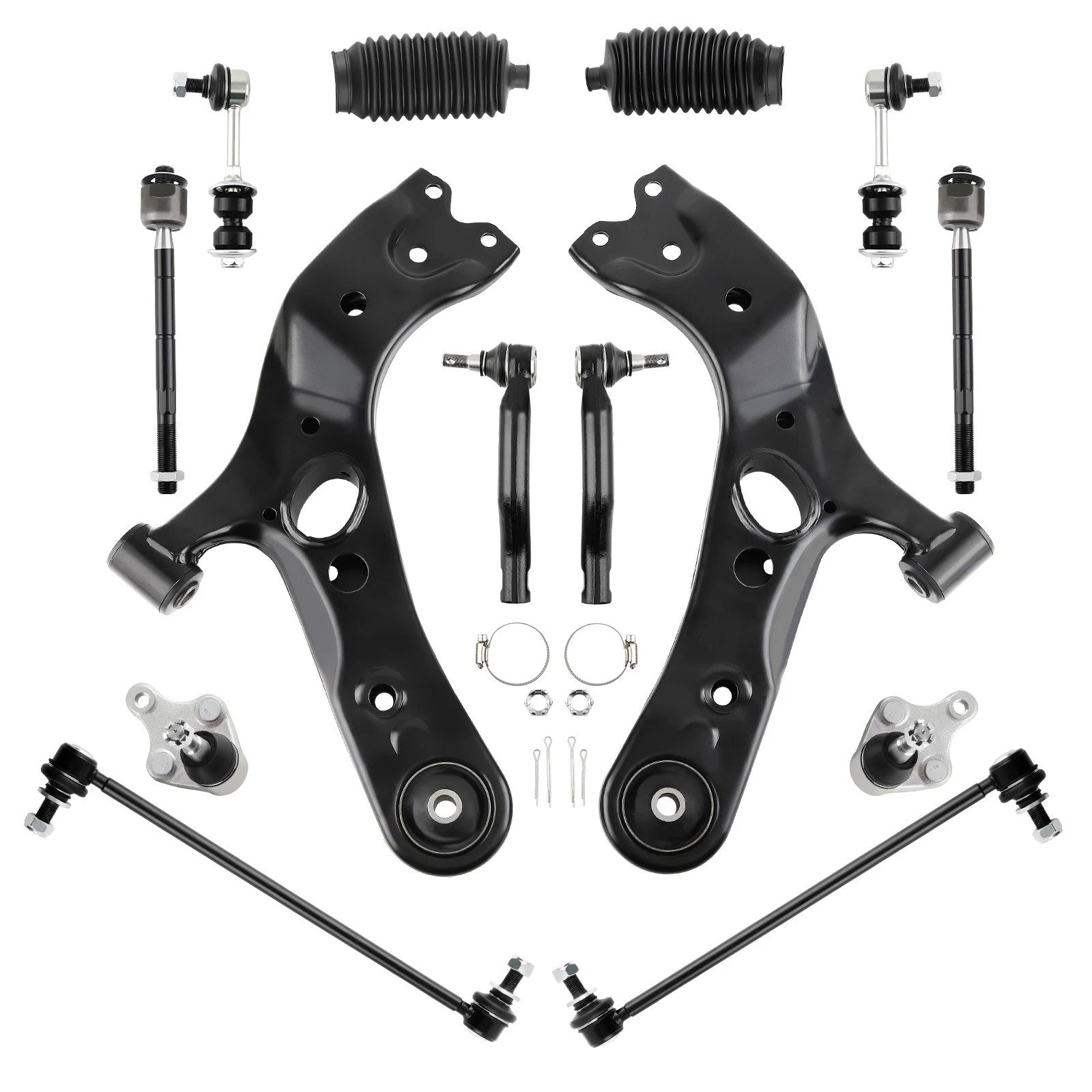 Front Struts Shocks Control Arms Sway Bars for Toyota RAV4 (2006–2012)