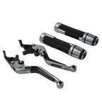 Titan Extendable Brake Clutch Lever Grip Set for Yamaha YZF R1 (2009-2014)