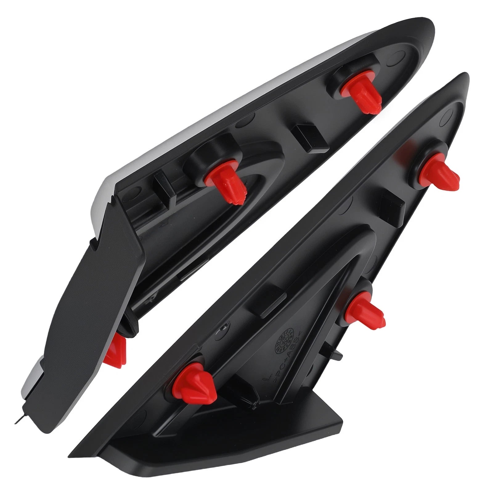 Chrome Side Mirror Flag Applique for Chrysler 200 (2015–2017) 5NJ501XFAB LH RH