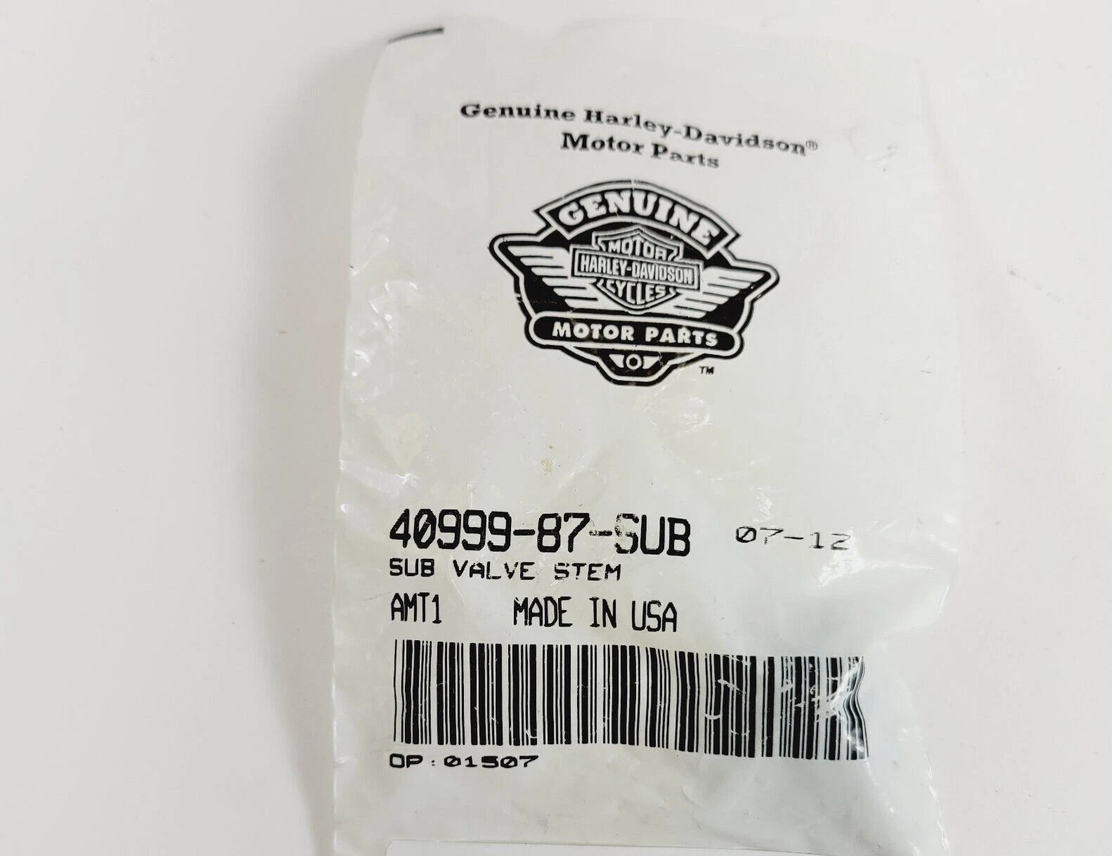 Wheel Valve Stem Assembly 40999-87 for Harley-Davidson Softail Dyna V Rod Sportster