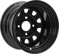 ITP Delta Steel Wheels 14x7 4/156 4+3 Black Polished for ATV/UTV (2010–2023)