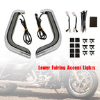 Tracer Lower Accent Lights 2956 for FLHTCU Electra Glide (2006–2013) Chrome