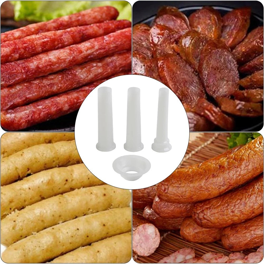 Set of 4 Sausage Stuffing Tubes for Meat Grinder