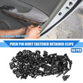 50 Pcs Push Pin Rivet Fastener Clips for Subaru Ascent (2019–2021)