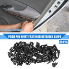 50 Pcs Push Pin Rivet Fastener Clips for Subaru Ascent (2019–2021)
