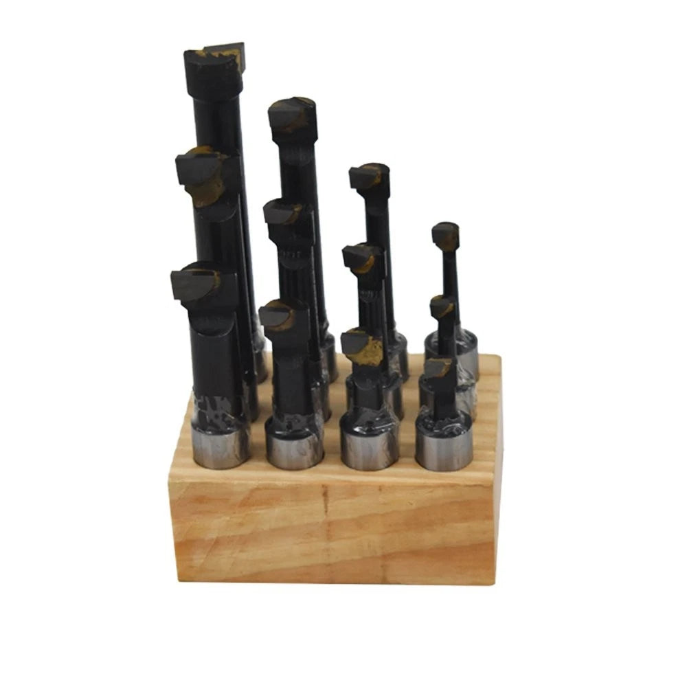 Set of 12 Boring Bars for Lathe (5/8" Shank)
