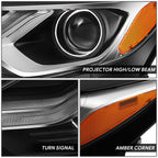 LED Projector Headlights for Chevrolet Equinox (2018–2021) - Left, OE Style