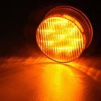 10pcs Amber Side Marker Lights for Trailer (Round Shape)