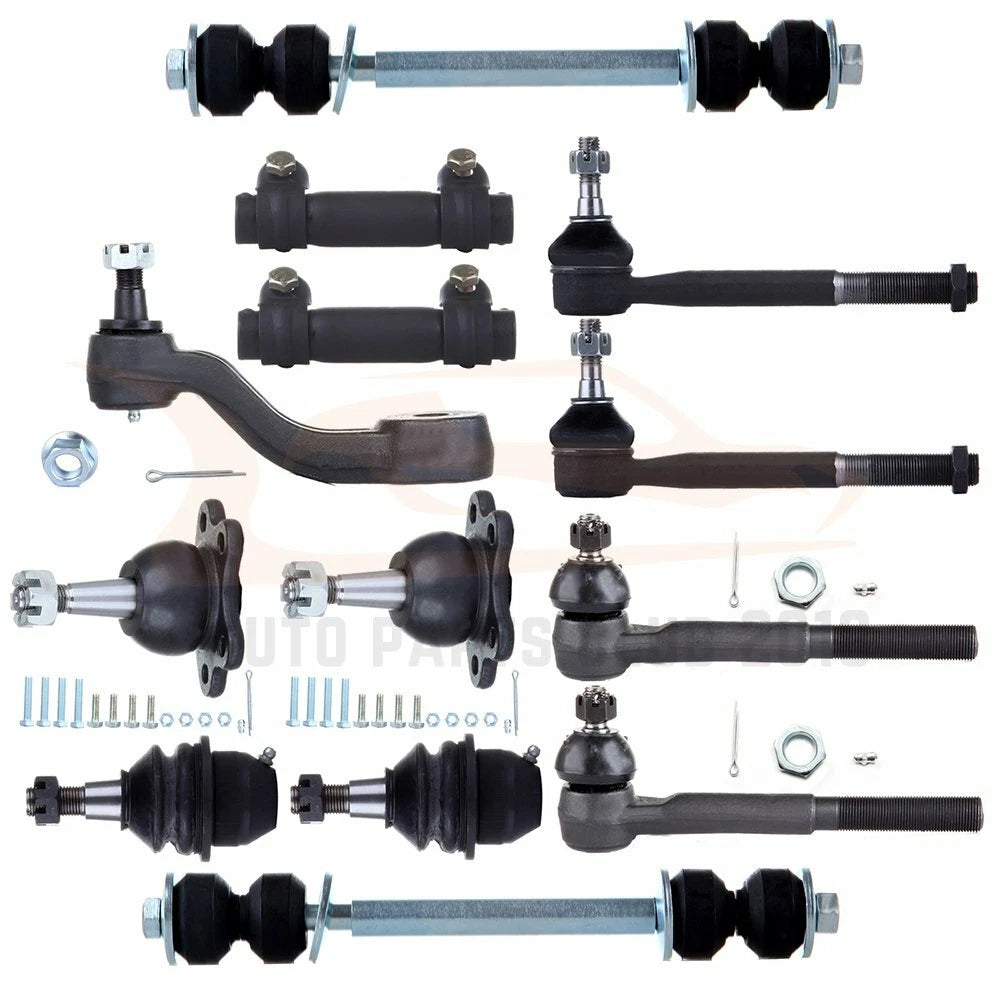 13PCS Front Ball Joints Tie Rods Idler Arm Kit for GMC K1500 (1996–1999)