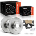 Set of 2 Front Disc Brake Rotors & Ceramic Pads for BMW X3 X4 (2011–2017)