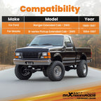 4" Drop Rear Hanger Lowering Kit for Ford Ranger Extended Cab (1989–1997)