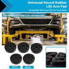 Set of 5 Round Rubber Arm Pads for Auto Car Truck Hoist