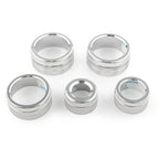 Silver Air Conditioning Audio Button Switch Knob Covers for Toyota Camry (2018)
