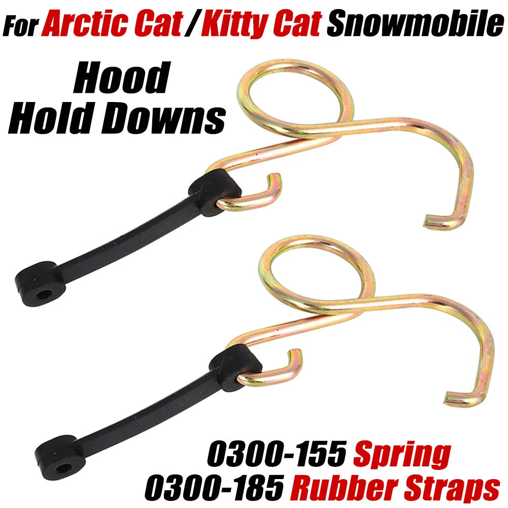 Hood Hold Downs Kit for Arctic Cat Snowmobile (0300-155, 0300-185)