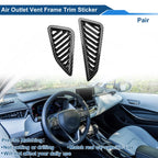 Air Condition Outlet Vent Trim Cover Frame for Toyota Corolla (1 Pair)