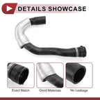 Radiator Coolant Hose 3.0L L6 for BMW 528i (2011) Rubber Black