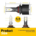 Set of 4 LED Headlight Bulbs Conversion Kit 9005 H11 for