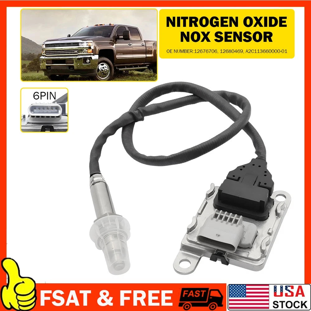 NOx Sensor for GMC Silverado 2500 3500 6.6L (2017–2019)