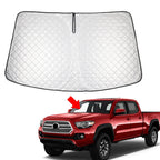 Foldable Windshield Sun Shade for Toyota Tacoma (2016–2025)