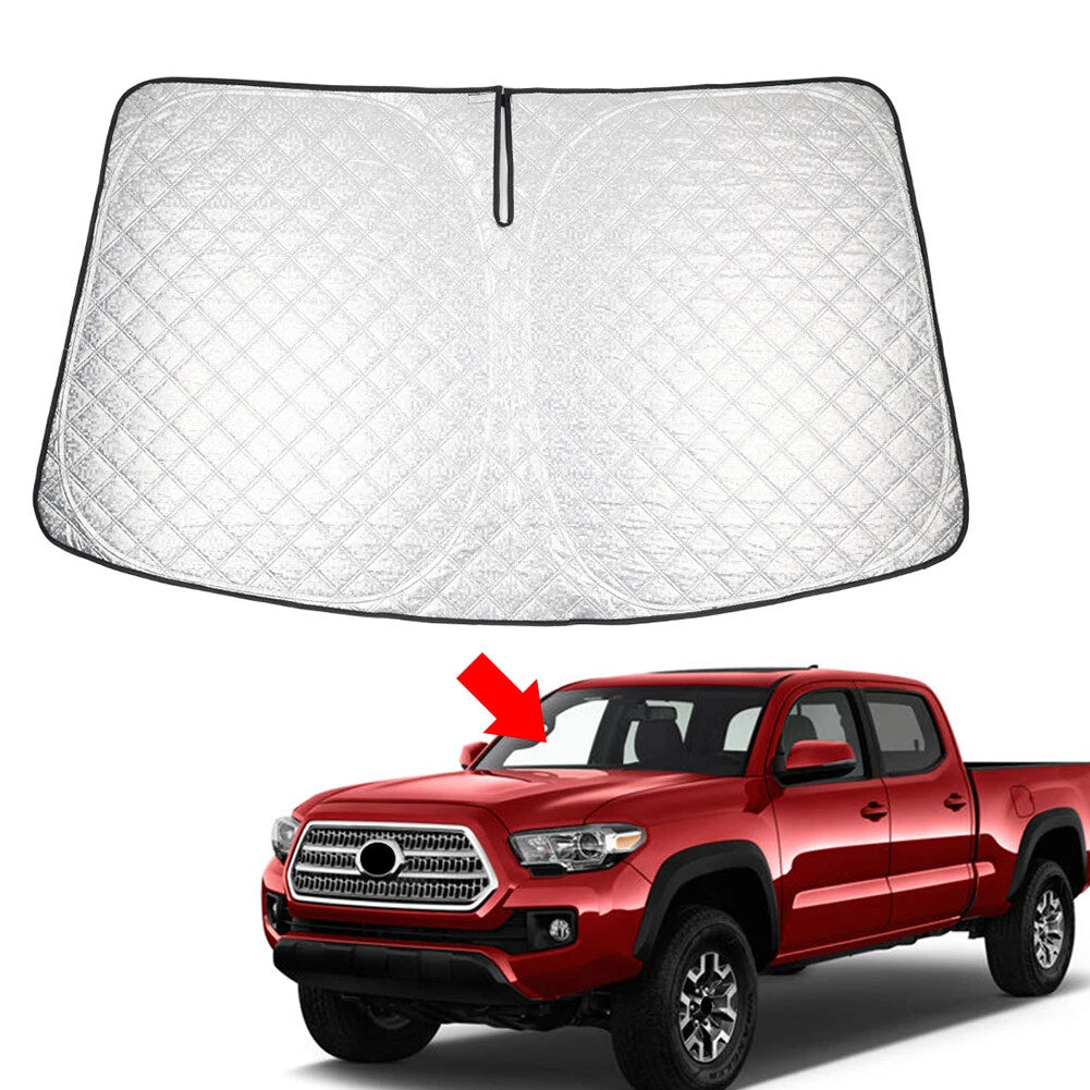 Foldable Windshield Sun Shade for Toyota Tacoma (2016–2025)