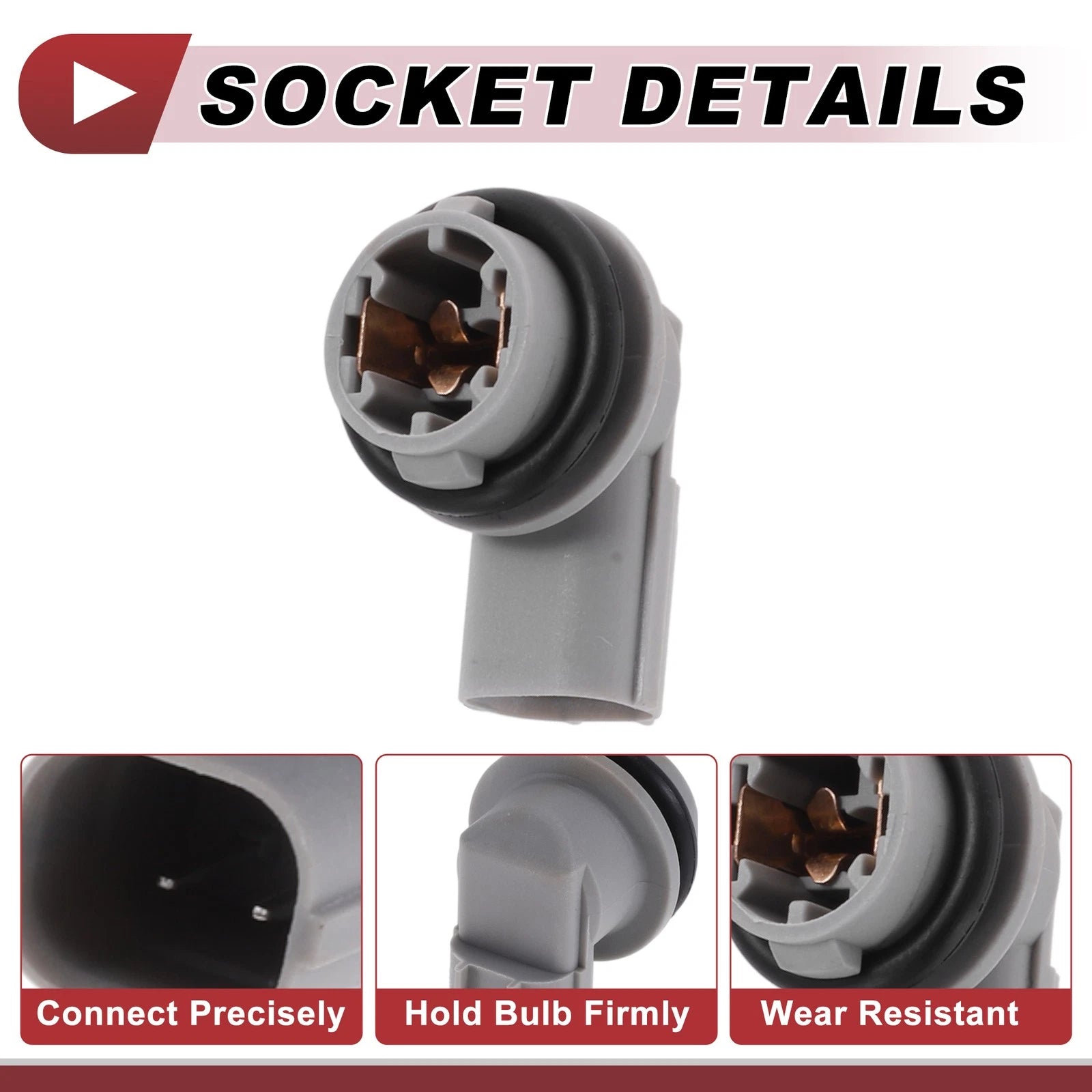 Side Marker Light Socket Wiring for Honda Civic Hatchback Sedan (No. 33304TETH01)
