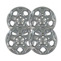 4 New 17" CHROME Wheel Covers Full hubcaps 5 Spoke for 2010 11 2012 Ford Fusion